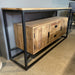 Sidetable / Dressoir Industrieel Design | Mangohout en Staal | 160x40x80 - Industrieelinhuis.nl