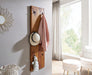 Wandgarderobe 140x40x4 cm Sheesham - Industrieelinhuis.nl