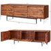 HiFi Lowboard WL5.636 Sheesham Massivholz Landhaus TV Kommode 147x50x38cm | Fernsehschrank Unterschrank mit 3 Türen | Fernsehtisch Ablagefach | Fernsehkommode TV Möbel - Industrieelinhuis.nl