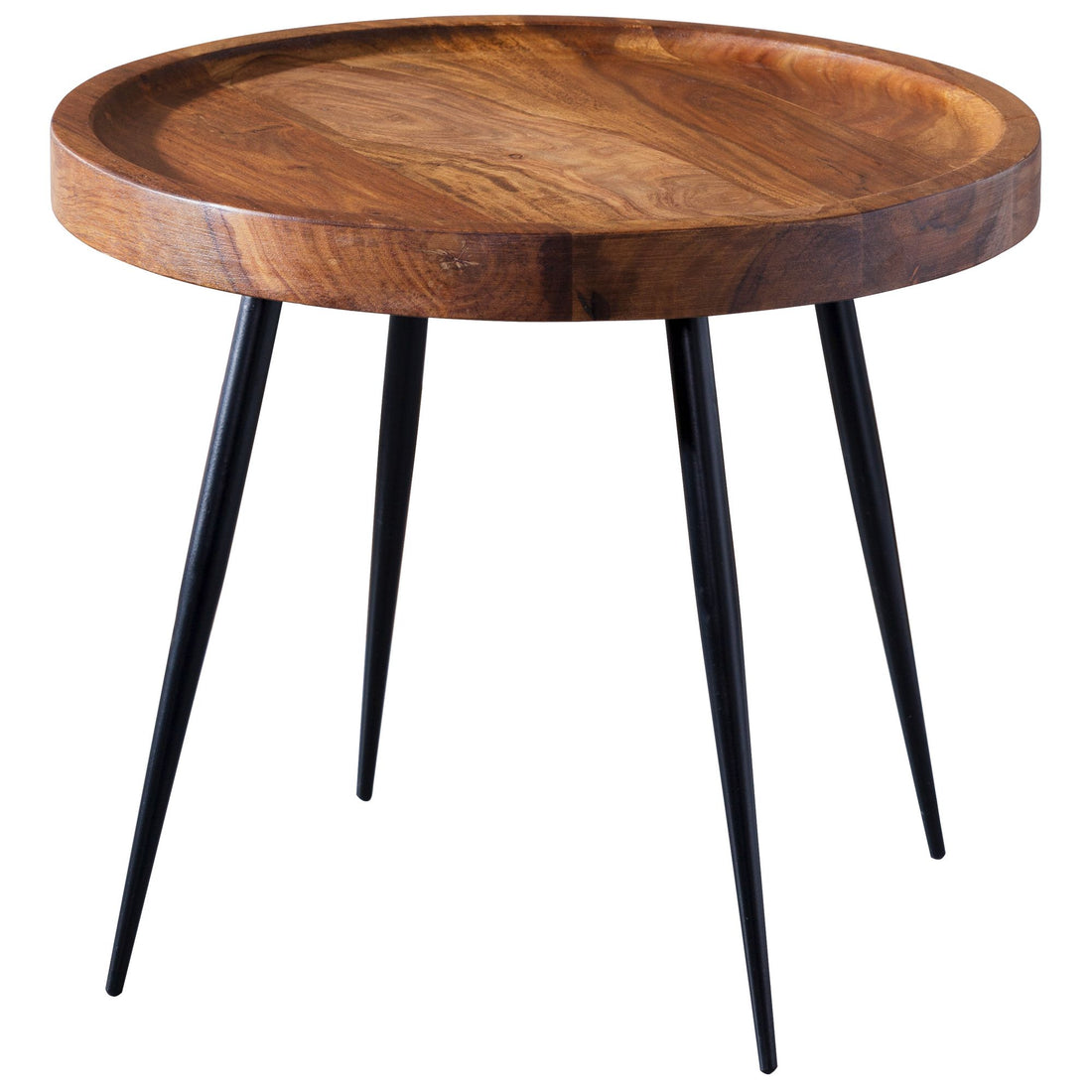 Bijzettafel salontafel sheesham hout metalen salontafel woonkamer tafel