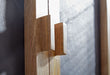 Sideboard 80x75x35 cm Mango Massivholz / Stein Anrichte Braun | Kommode mit 2 Türen | Kleiner Kommodenschrank Holz Massiv | Standschrank Mehrzweckkommode mit Metallgestell - Industrieelinhuis.nl