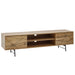 Lowboard Holz Eiche-Dekor 160x45x40 cm TV-Kommode mit zwei Türen | Design TV-Schrank Hoch | Fernsehtisch Fernsehschrank Modern | Fernsehkommode Wohnzimmer - Industrieelinhuis.nl