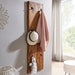 Wandgarderobe 140x40x4 cm Sheesham - Industrieelinhuis.nl