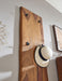 Wandgarderobe 140x40x4 cm Sheesham - Industrieelinhuis.nl