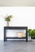 Sidetable / Dressoir met lades Industrieel Design | Zwart Mangohout en Staal | 120x35x76cm - Industrieelinhuis.nl