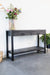 Sidetable / Dressoir met lades Industrieel Design | Zwart Mangohout en Staal | 120x35x76cm - Industrieelinhuis.nl