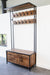 Garderoberek XL Industrieel Design | Mangohout en Staal | 100x40x190cm - Industrieelinhuis.nl