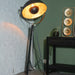 Vloerlamp / Driepoot - Studiolamp Industrieel Design | Zwart met Goud | 180cm - Industrieelinhuis.nl