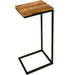 Bijzettafeltje Laptoptafel Industrieel Design | Mangohout en Staal | 38x31x68cm - Industrieelinhuis.nl