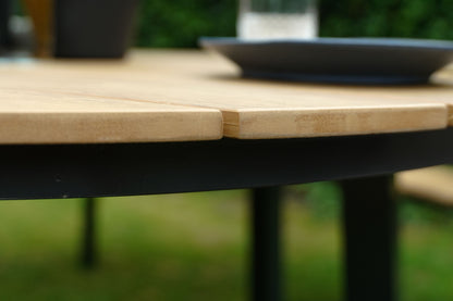 Ronde Picknicktafel Alex - Industrieelinhuis.nl