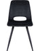 Eetkamer Stoel Nick Industrieel Design | Microvezel Antraciet (Suede look) - Industrieelinhuis.nl