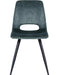 Eetkamer Stoel Nick Industrieel Design | Microvezel Blauw (Suede look) - Industrieelinhuis.nl
