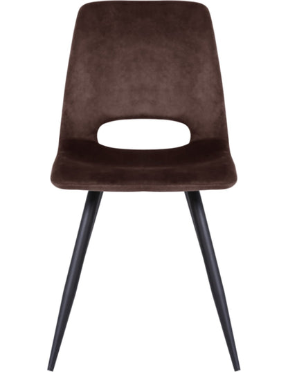 Eetkamer Stoel Nick Industrieel Design | Microvezel Roest (Suede look) - Industrieelinhuis.nl