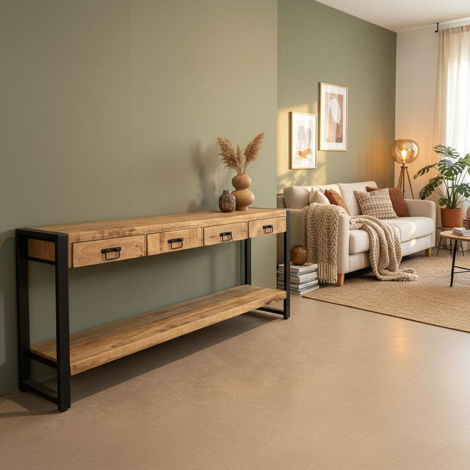 Sidetable achter bank – Industrieelinhuis.nl