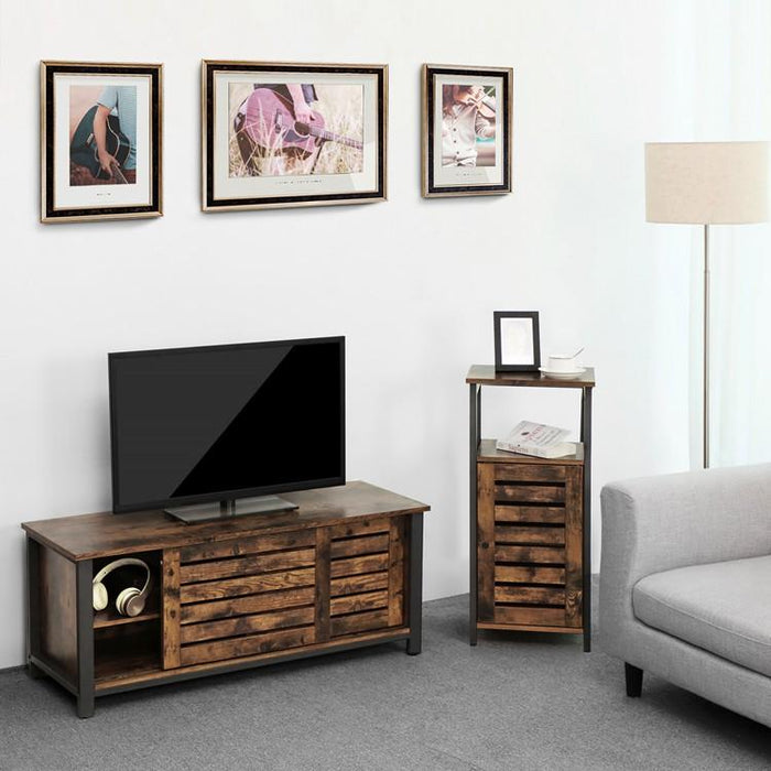 TV-meubel Industrieel Design | Houtlook | 110x40x45cm - Industrieelinhuis.nl